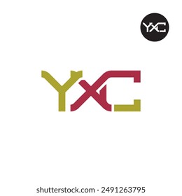 YXC Logo Letra Monograma Diseño