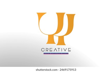 Monograma del logotipo de letras Abstractas YY