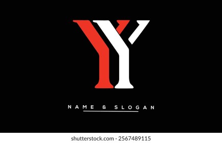YY Abstract Letters Logo Monogram