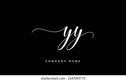 YY Alphabets Letters Logo Monogram