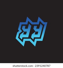 YY initial inspiration logo design esport and gaming clan ideas