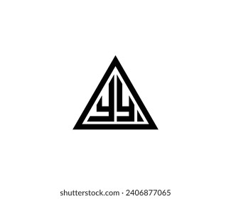 YY Logo design vector template