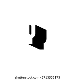 YY Negative Space Monogram Logo – Modern Minimal Lettermark Design