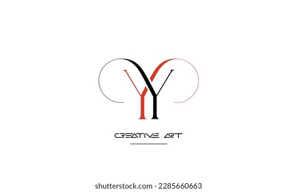 YY, Y abstract letters logo monogram