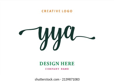 El logo con letras YYA es sencillo, fácil de entender y autoritario