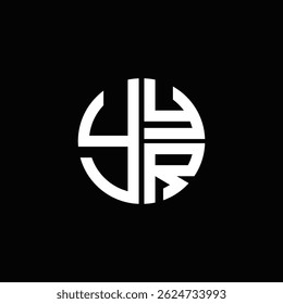 YYR logo YYR icon YYR vector YYR monogram  Unique modern flat abstract logo design.
