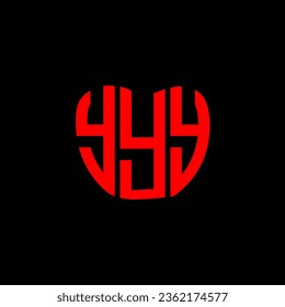 YYY Brief Logo kreatives Design. YYYY einzigartiges Design.
