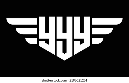 YYY three-letter geometric shape logo design vector template, isolated, elegant, monogram, abstract, wordmark, letter mark, emblem, business, typography, minimalist, brand, company, initial letter,