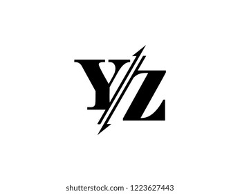 YZ initials logo sliced