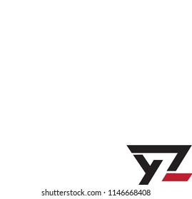 yz letter vector logo