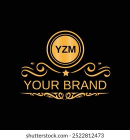 YZM letter logo design vector template for corporate business