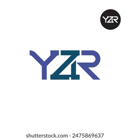 YZR Logo Letra Monograma Diseño
