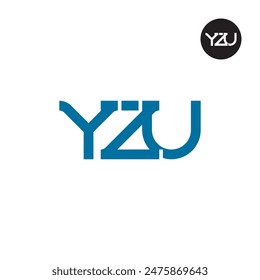 YZU Logo Letra Monograma Diseño
