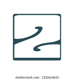 Z, 2, Z2 initials geometric company logo