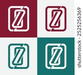 Z, 7Z, Z7 Letter Logo Vector Template Abstract Monogram Symbol
