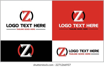 Z Abstract Alphabet Letter Logo Design Set