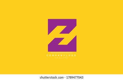 Z abstract initials monogram letter text alphabet logo design