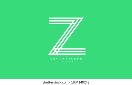 Z abstract initials monogram letter text symbol alphabet logo design