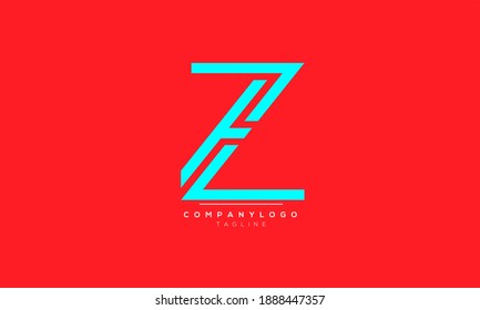 Z abstract initials monogram letter text symbol alphabet logo design