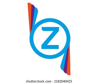 Abstraktes Z-Logo, Vektorvorlage