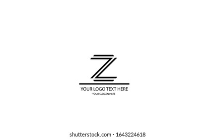 Z abstract vector logo monogram template