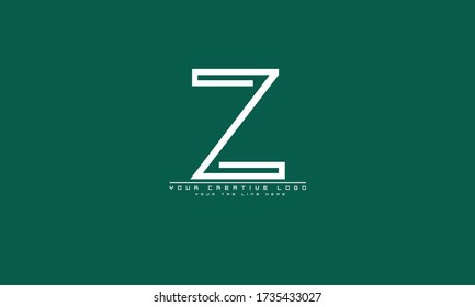 Z abstract vector logo monogram template