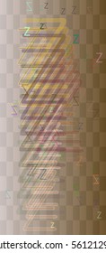 Z Alphabet icon background