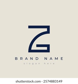 Z alphabet letter icon logo. This logo design is the process of creating a visual symbol that represents a brand, company, or individual.