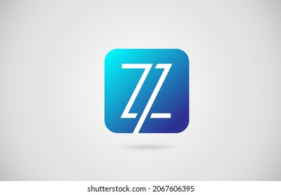 Z alphabet letter logo icon. Creative design for business and company