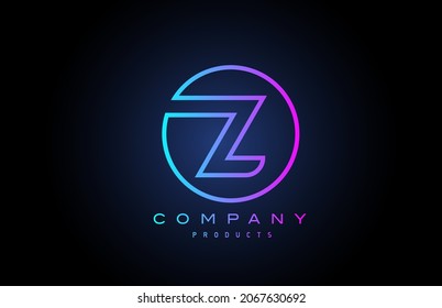 Z alphabet letter logo icon. Creative design for business and company