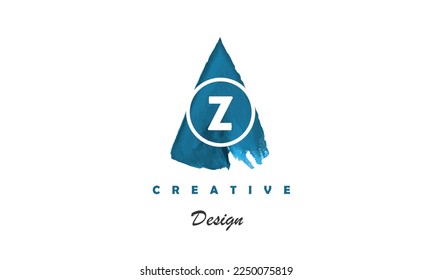 Z alphabet logo creative trendy symbol vector design on white background