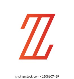 Z Alphabet Modern Logo Design Concept