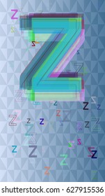 Z Alphabet vector art