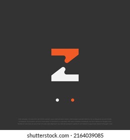 Icono de flecha z ilustración vectorial diseño moderno. imagen vectorial de icono de crecimiento diseño moderno. apto para las empresas deportivas y la inversión.