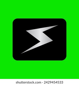 z battery icon logo design vector