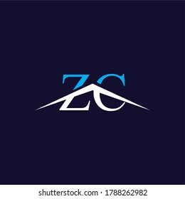 Z & C letters Joint logo icon vector template for corporate logo and business card design.