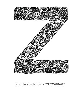 Letra A a Z mayúscula