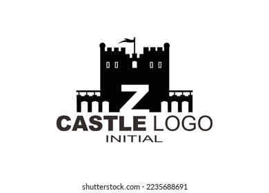 Z Castle Letter logo template for your branding.