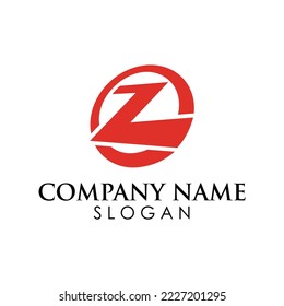 Z circle font logo 2