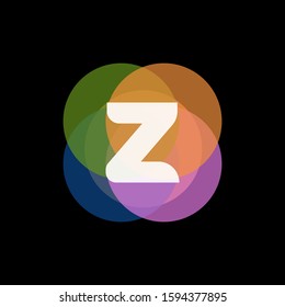 Z Colorful Vector Logo Icon Design