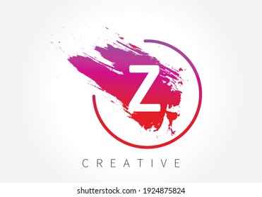 Z Creating an Artistic Brush Article Logo.