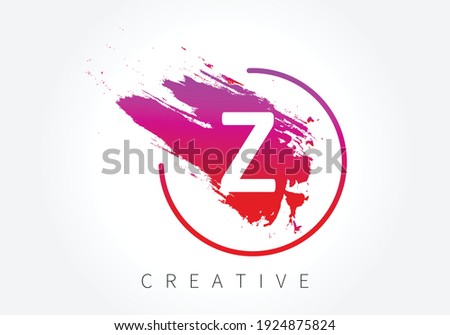 Z Creating an Artistic Brush Article Logo.