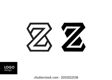Z creative logo in black and white.