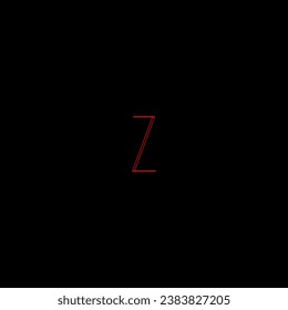Z creative modern letters logo design template