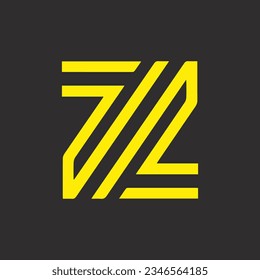 Diseño de logotipo de vectores creativo y moderno Z