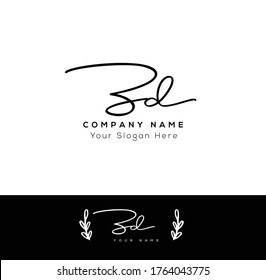 Z D  ZD Initial letter handwriting and signature logo.