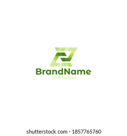 Z Digital Logo Design Vector