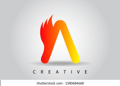 Z flame letter with fire red and yellow gradient. Fire letter template for logo, monogram, symbol, emblem, label, concept, branding, caution, textile, warning or web page graphic design element.