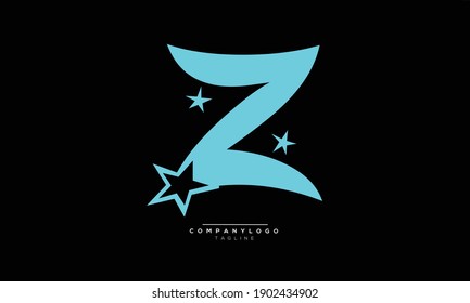 Z icon monogram letter text alphabet logo design