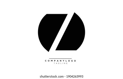 Icono Z diseño del alfabeto de texto con letra monograma